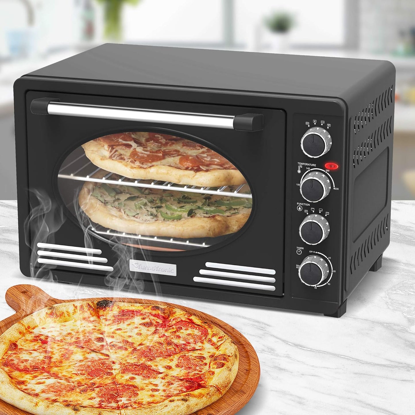 Minibackofen TT-EV45R, Schwarz