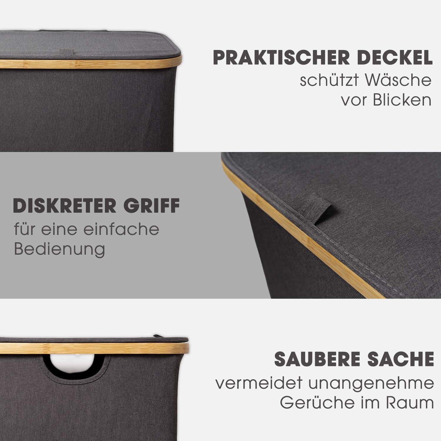 Wäschekorb mit Deckel