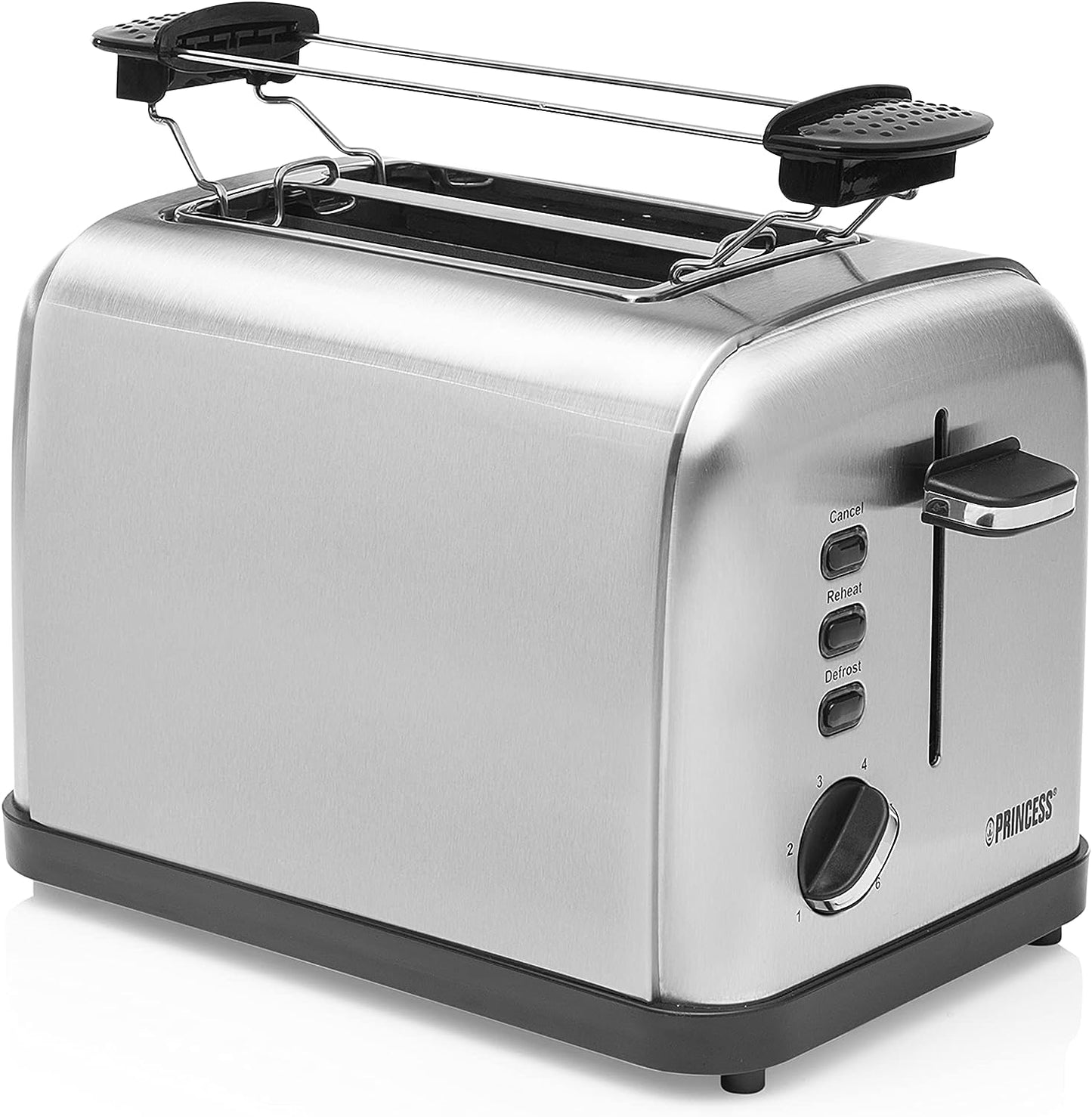 Edelstahl Toaster, 2 Toasts
