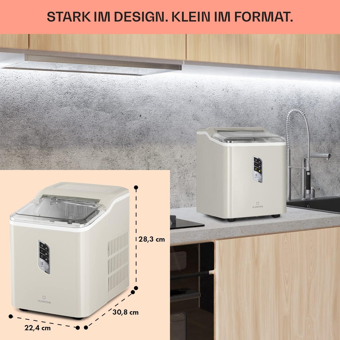 Eiswürfelmaschine, Creme