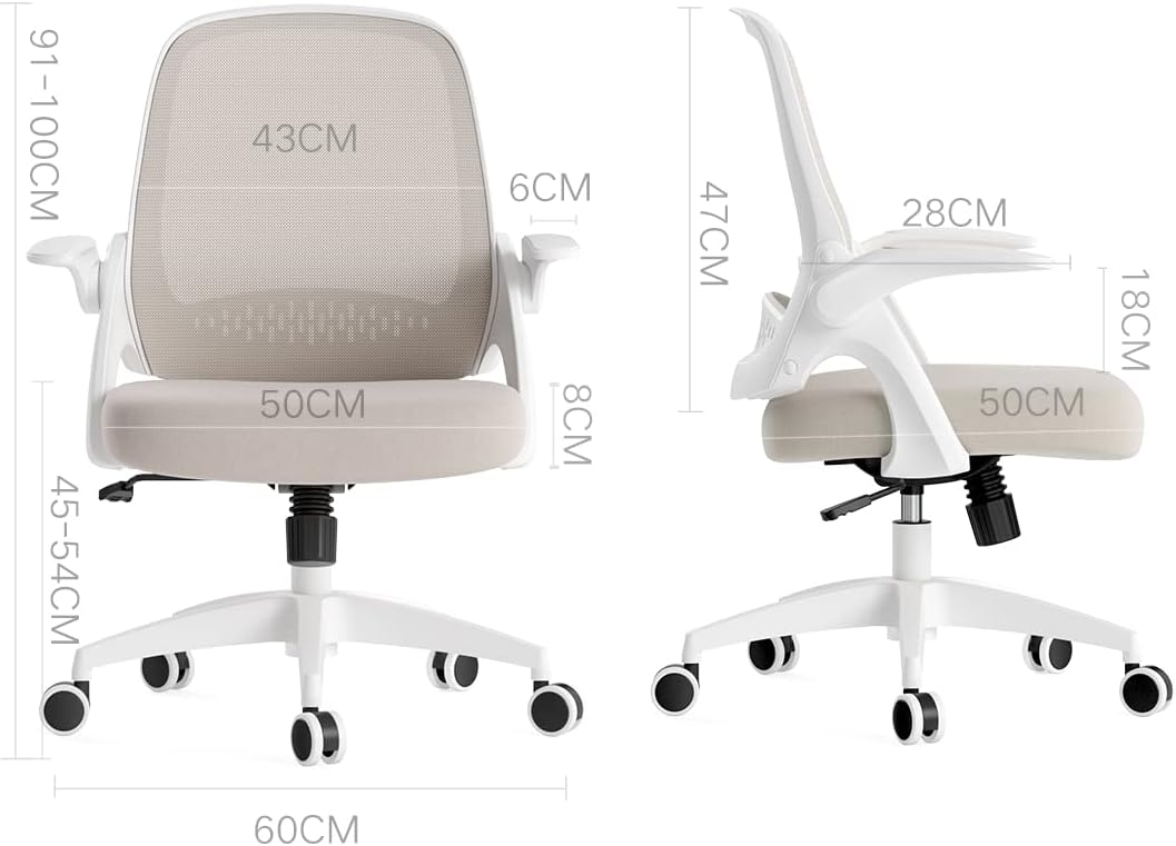 Ergonomischer Schreibtischstuhl, Grau