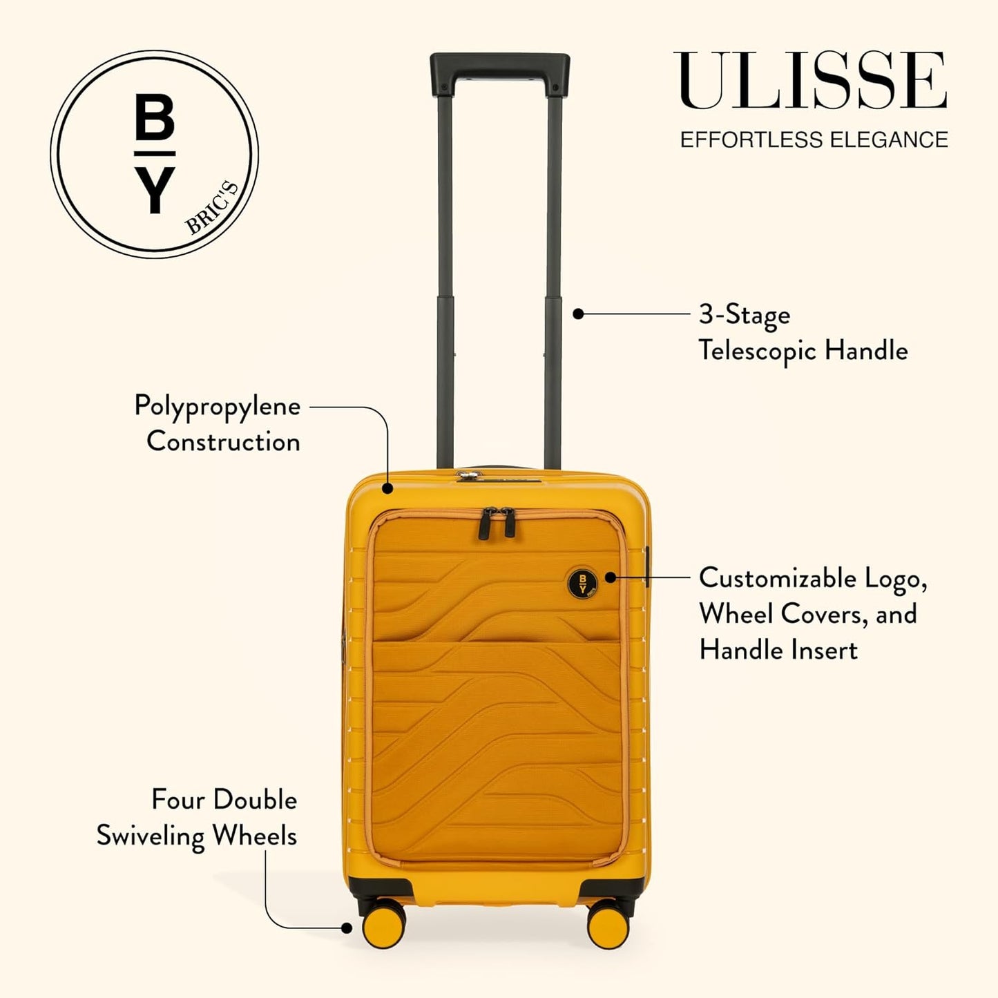 Koffer & Trolley Ulisse Trolley 8428, Mango