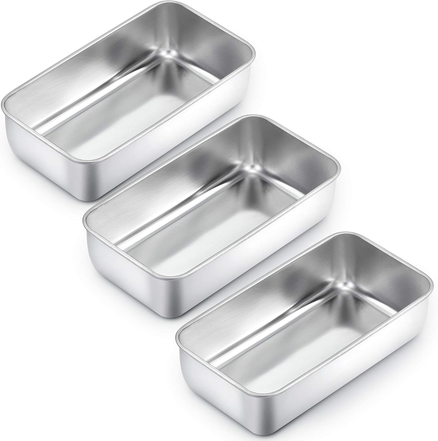 3-teiliges Kastenform-Set, 3 Stück