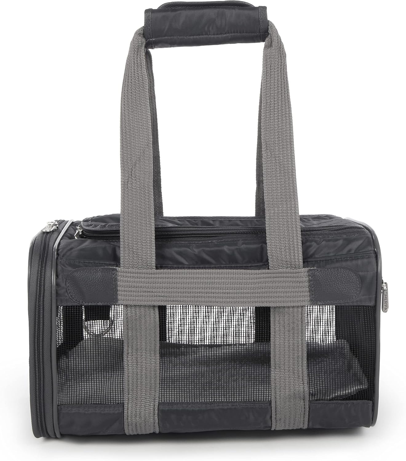 Transportbox für Haustiere, L 38 x B 25 x H 22 cm / anthrazit