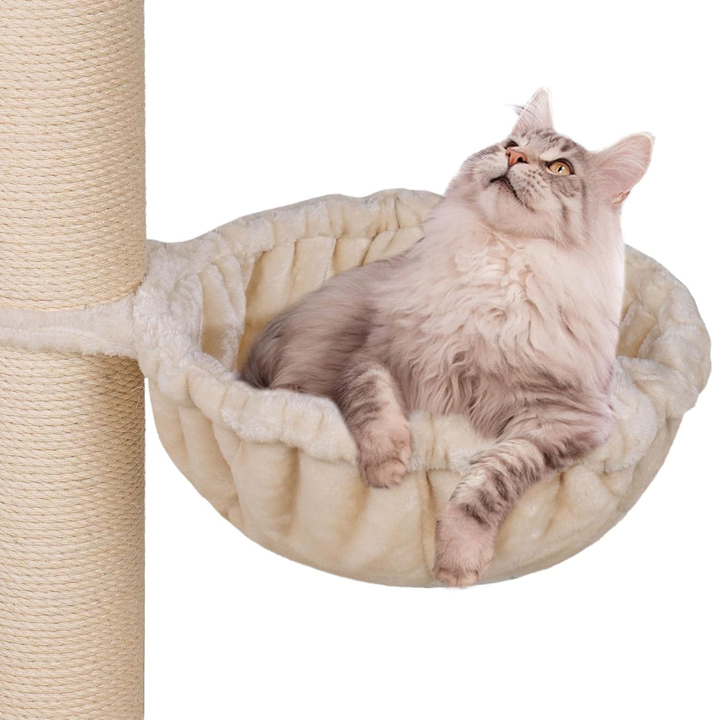 Universal Katzenliegemulde für Kratzbaum, Creme