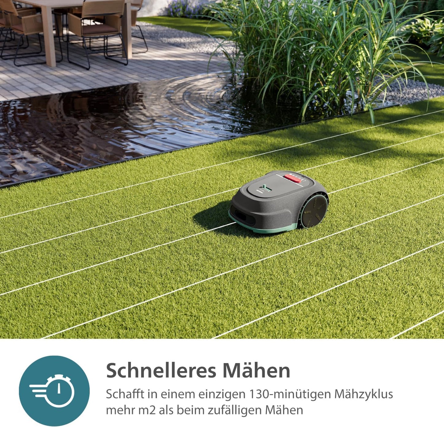 Rasenmähroboter RSL3000/10, Limestone Gray
