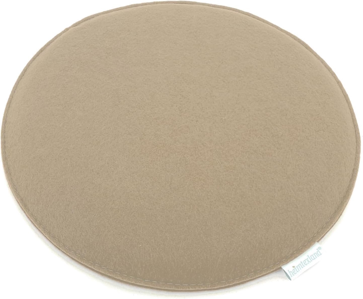 4er-Pack runder Sitzkissen, 4 Sand
