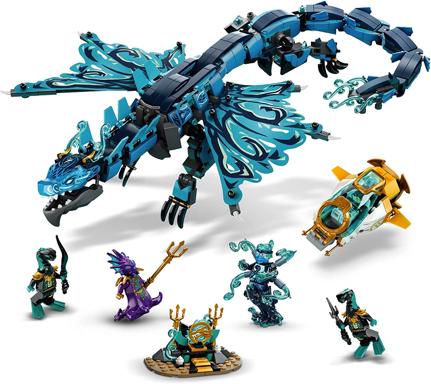 71754 Ninjago Wasserdrache, Konstruktionsspielzeug, Standard Verpackung Single