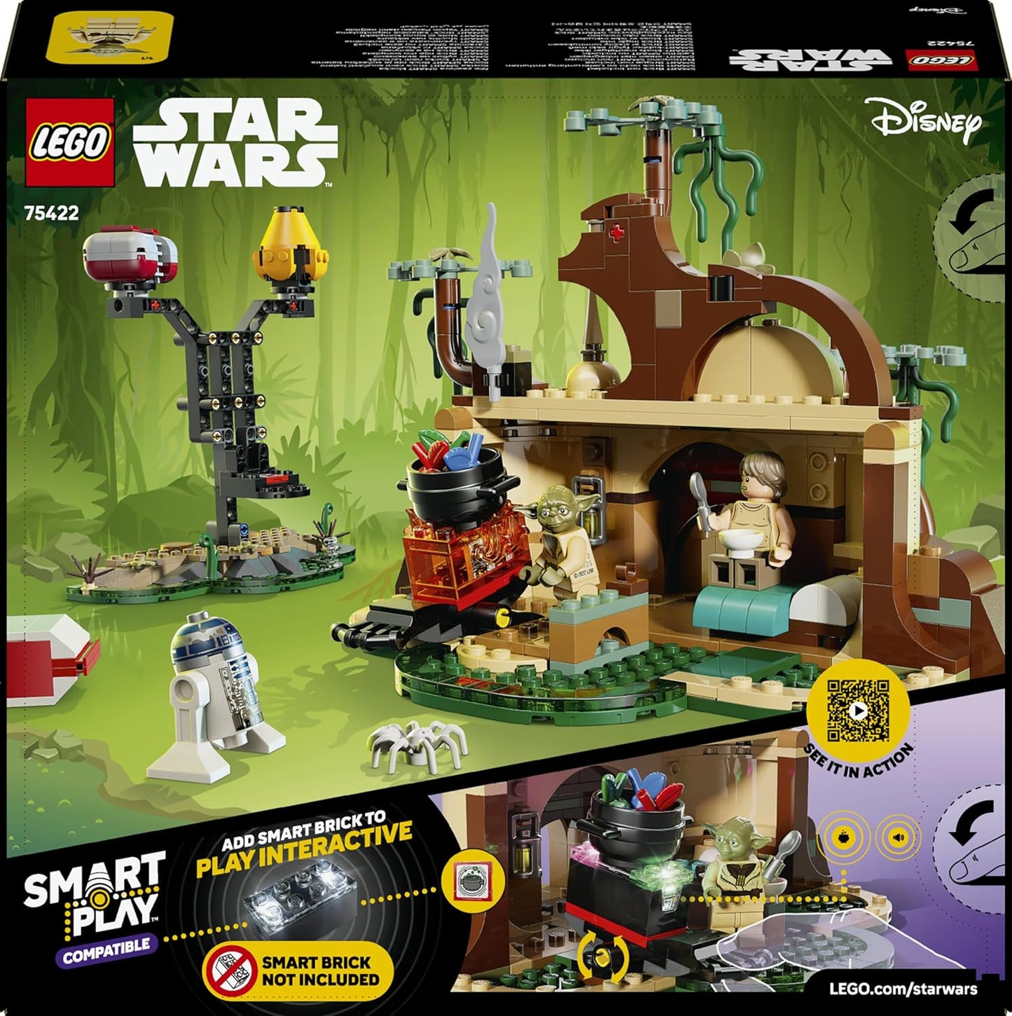 Smart Play: Jedi-Training an Yodas Hütte, Smart Play: Yoda's Hut And Jedi Training 75422
