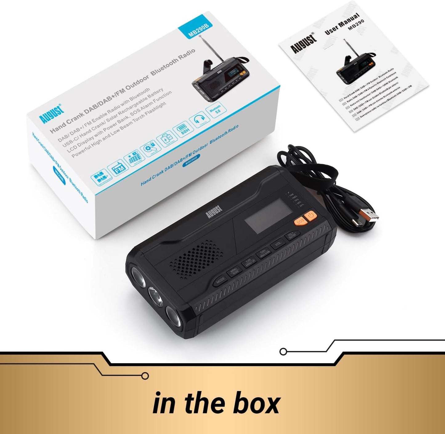 Kurbelradio MB290B
