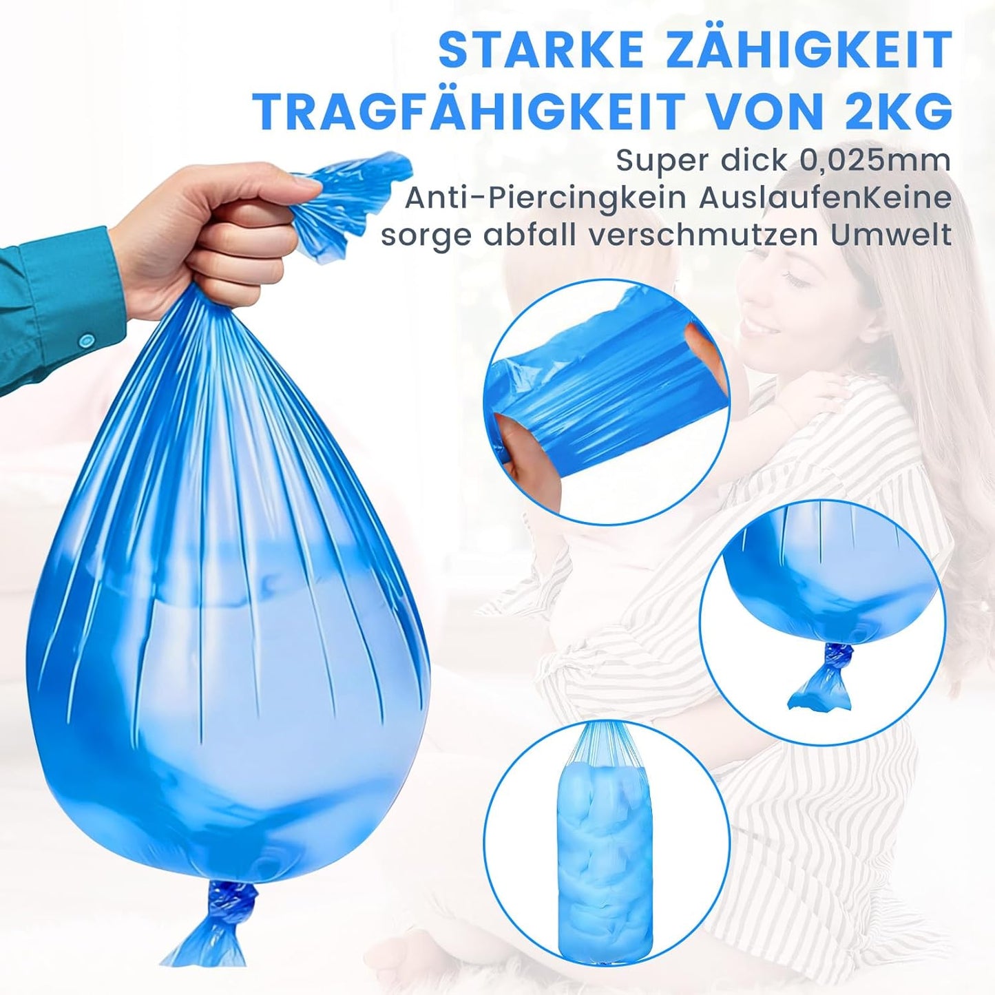 Windeleimer Nachfüllkassetten Set (18 Stück), 18 Stück