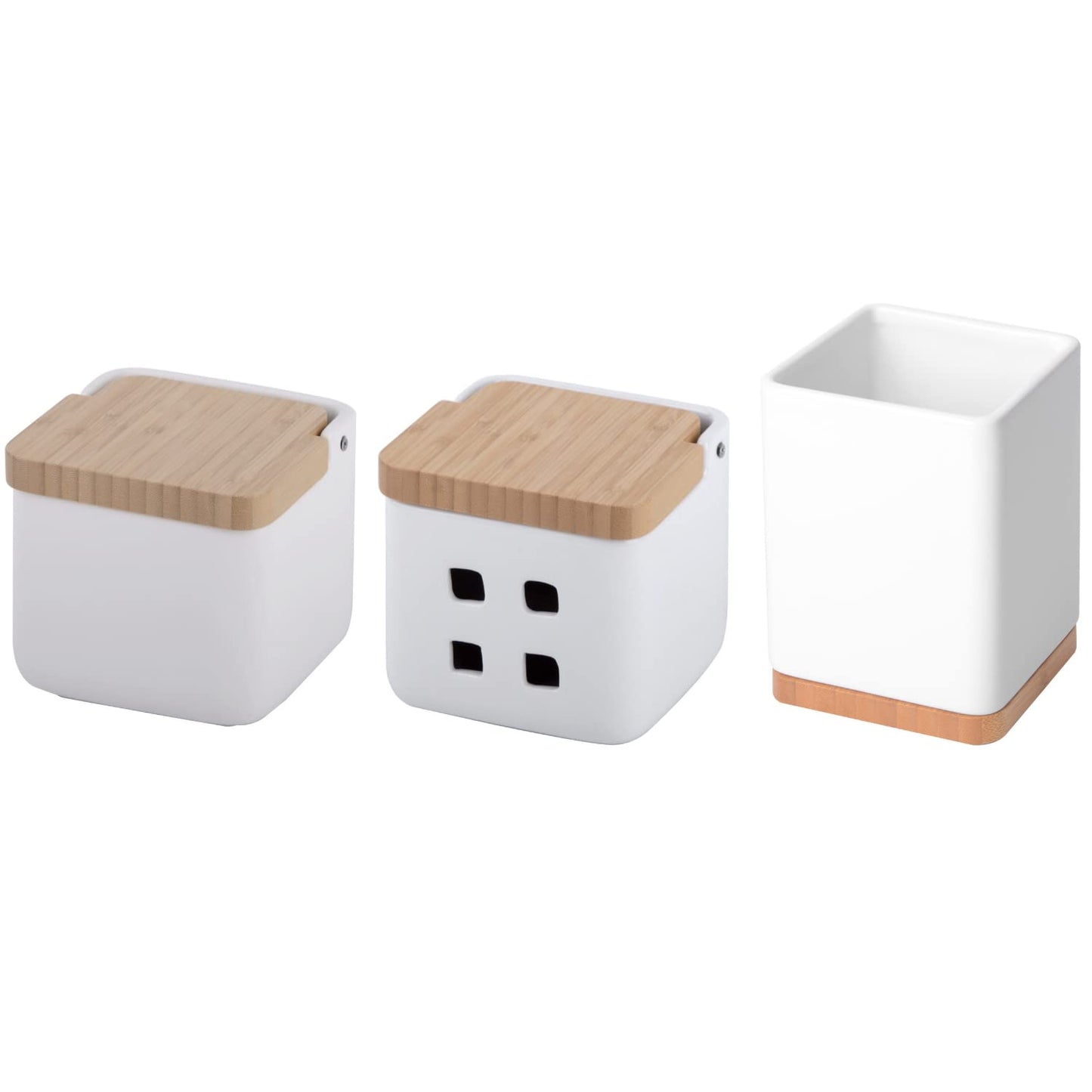 3-teiliges Küchen-Zubehörset, Set 3 Weiss
