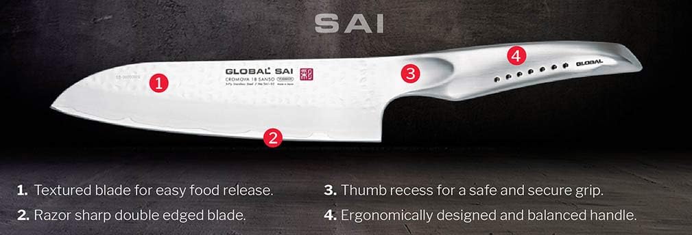 SAI05 Brotmesser, 9" Silber