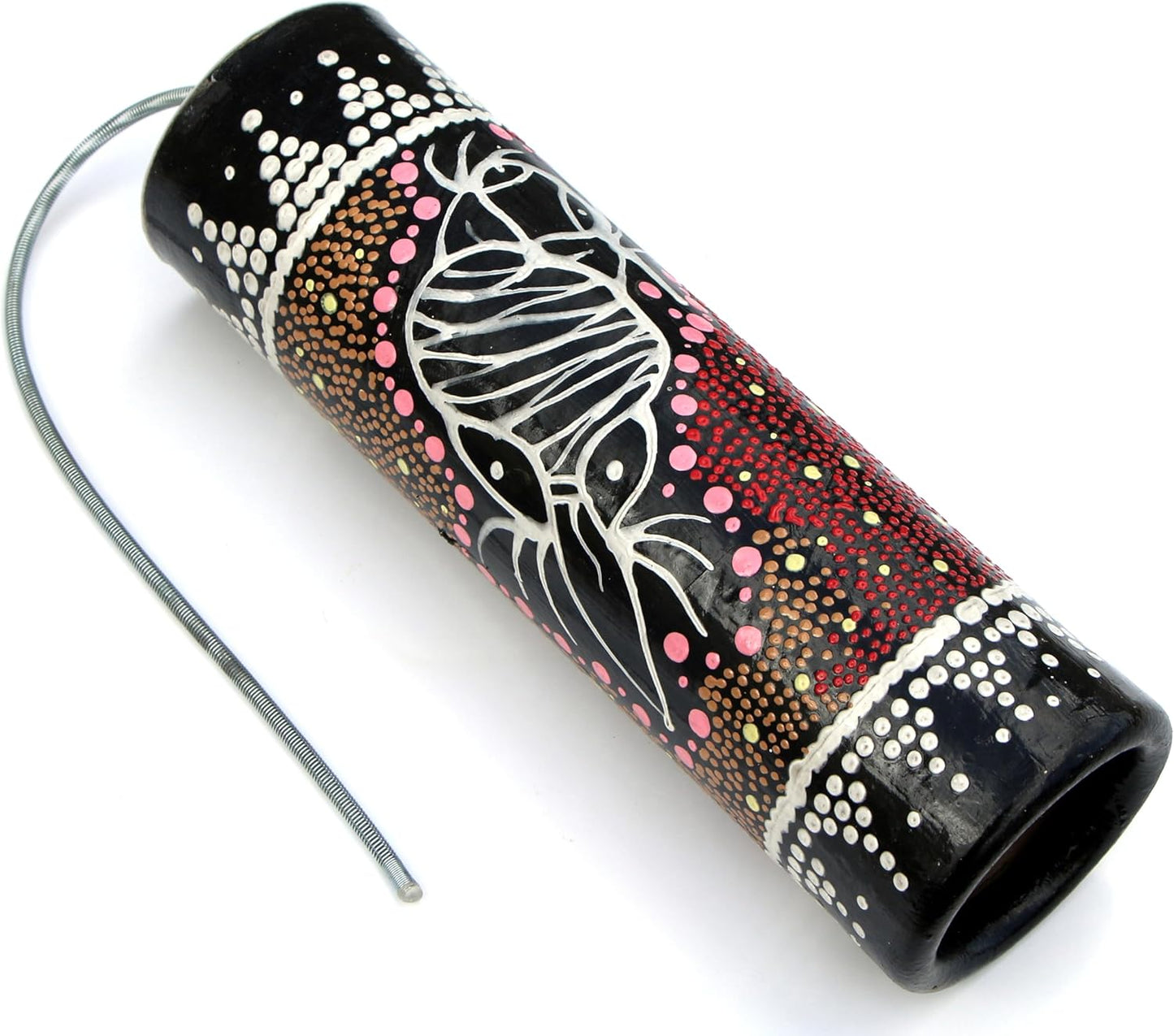 Donner-Trommel mit Dot-Paint Bemalung