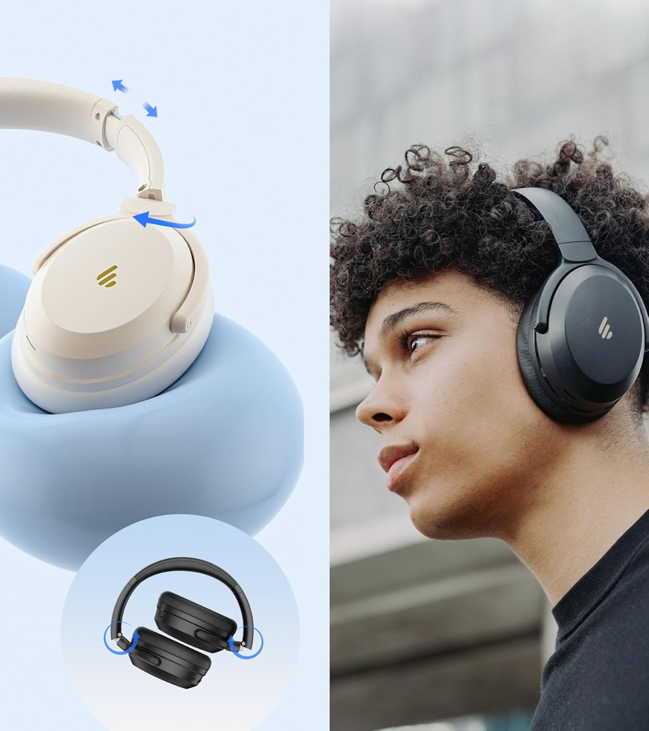 Over-Ear Kopfhörer WH700NB PRO, Elfenbein