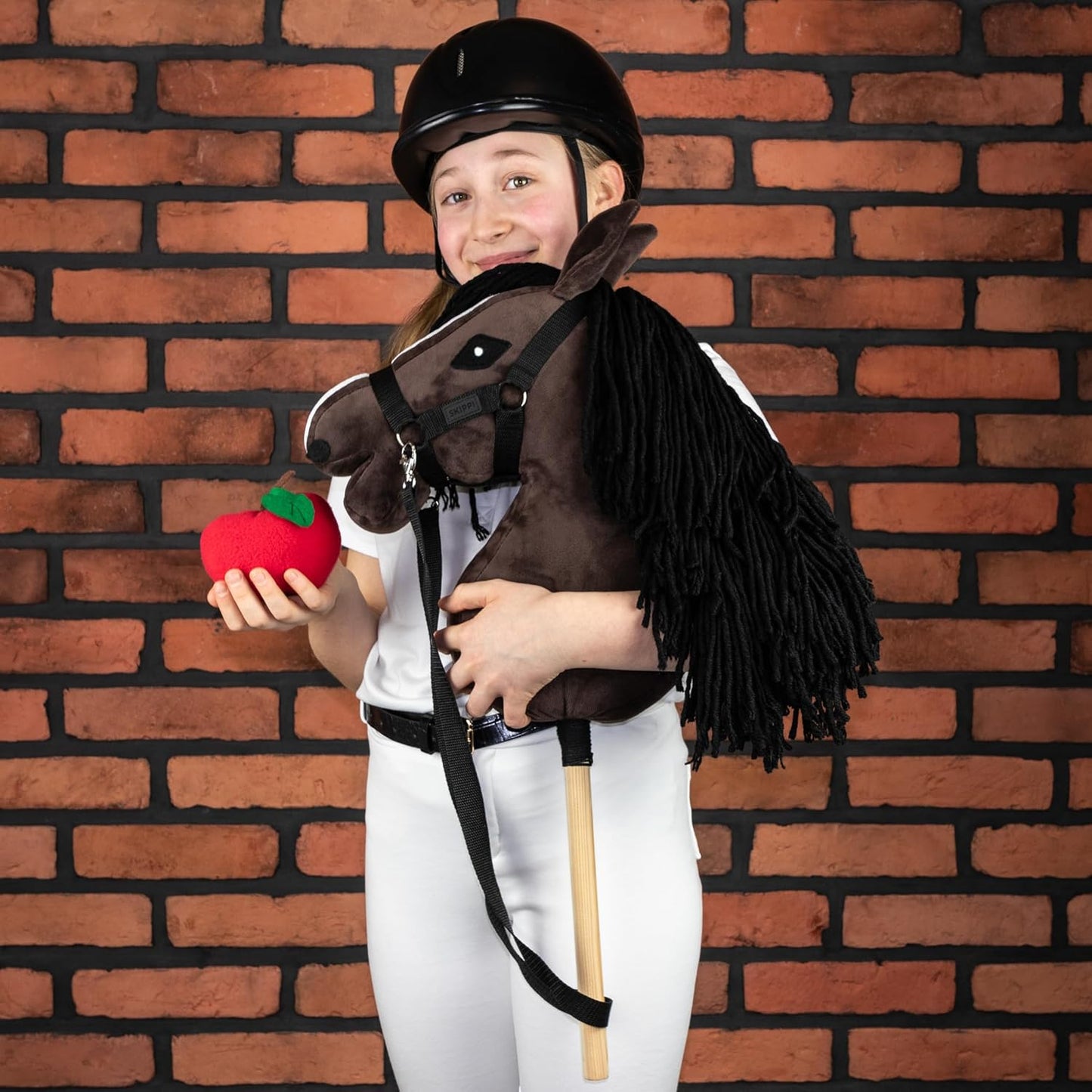 Hobby Horse mit Halfter und Zügeln