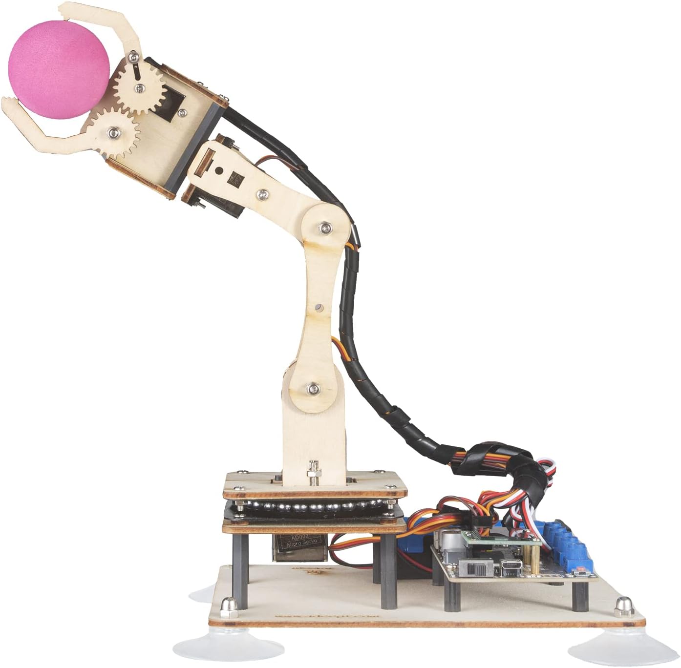 5-DOF Robot Arm Kit für Arduino, Holz