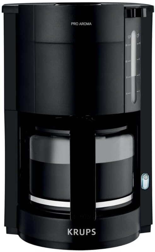 ProAroma Filterkaffeemaschine mit Glaskanne (1,25L), Schwarz F30908 ProAroma