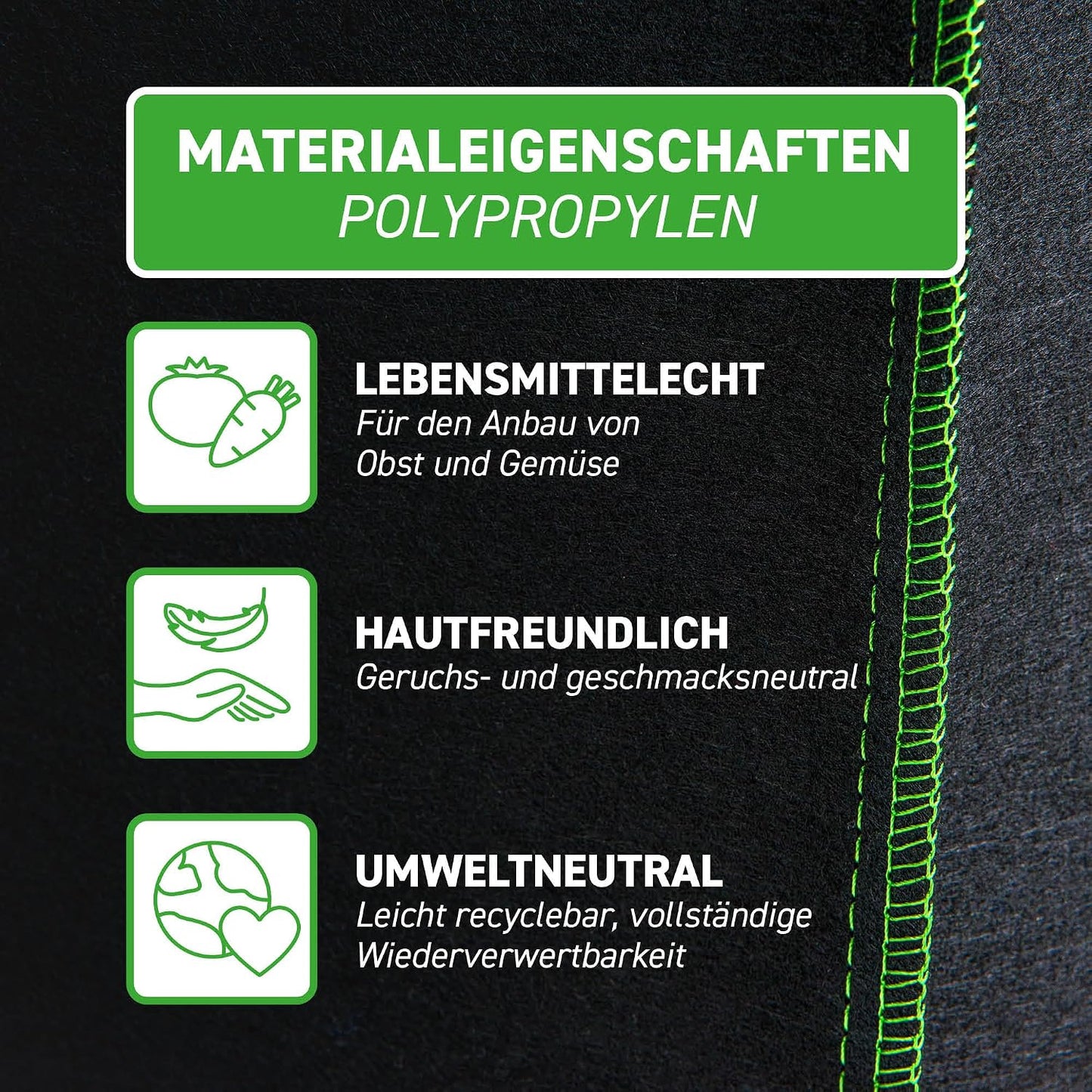 6er-Set Pflanzsack, 30L, 30 Liter - 6er Set Greenline