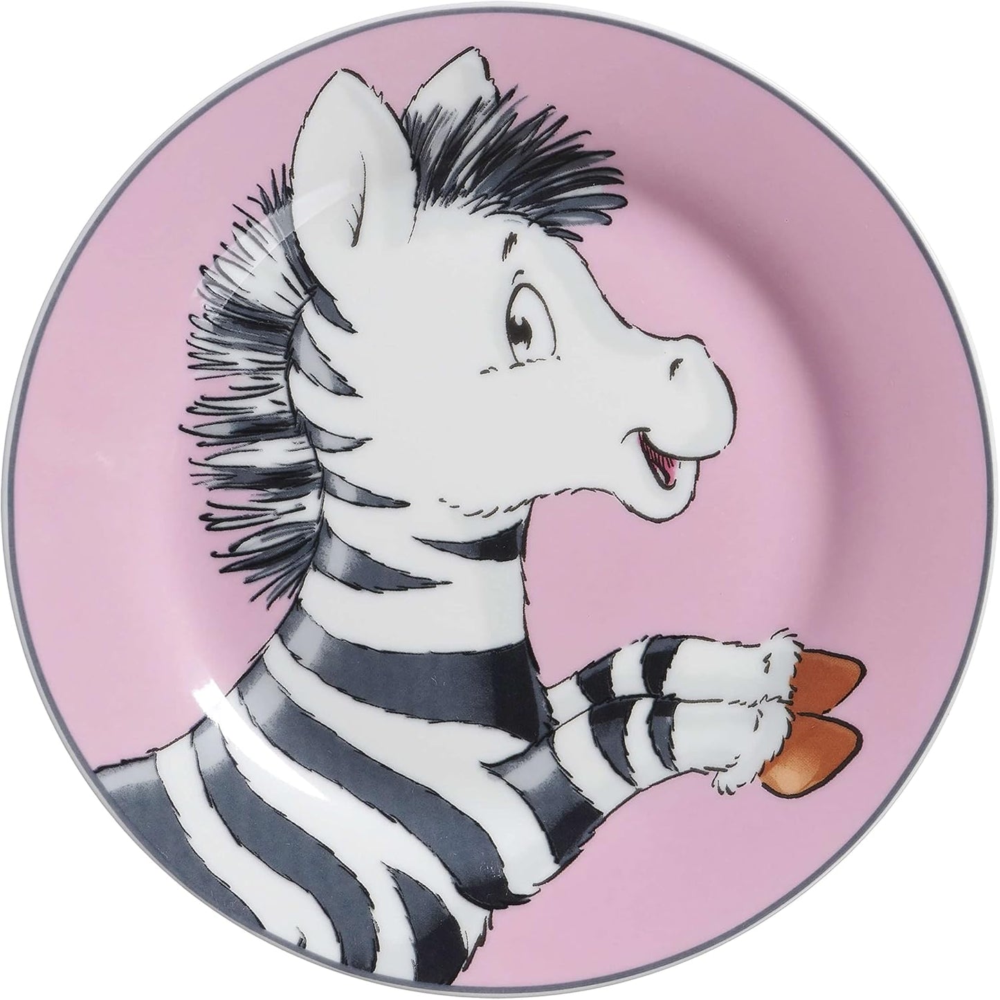 3-teiliges Kindergeschirr-Set - Happy Zoo, Zebra Zoe