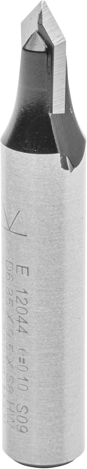 V-Nutfräser, E=90° / D=6,35 / NL=9,5