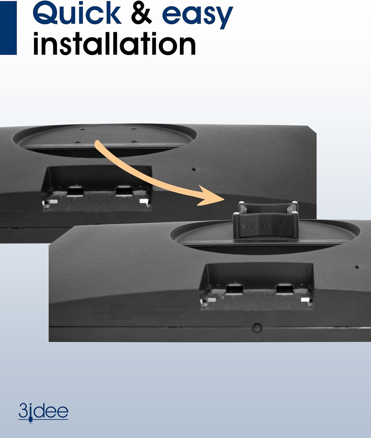 Universeller VESA Distanzhalter für Monitore, 100x100mm