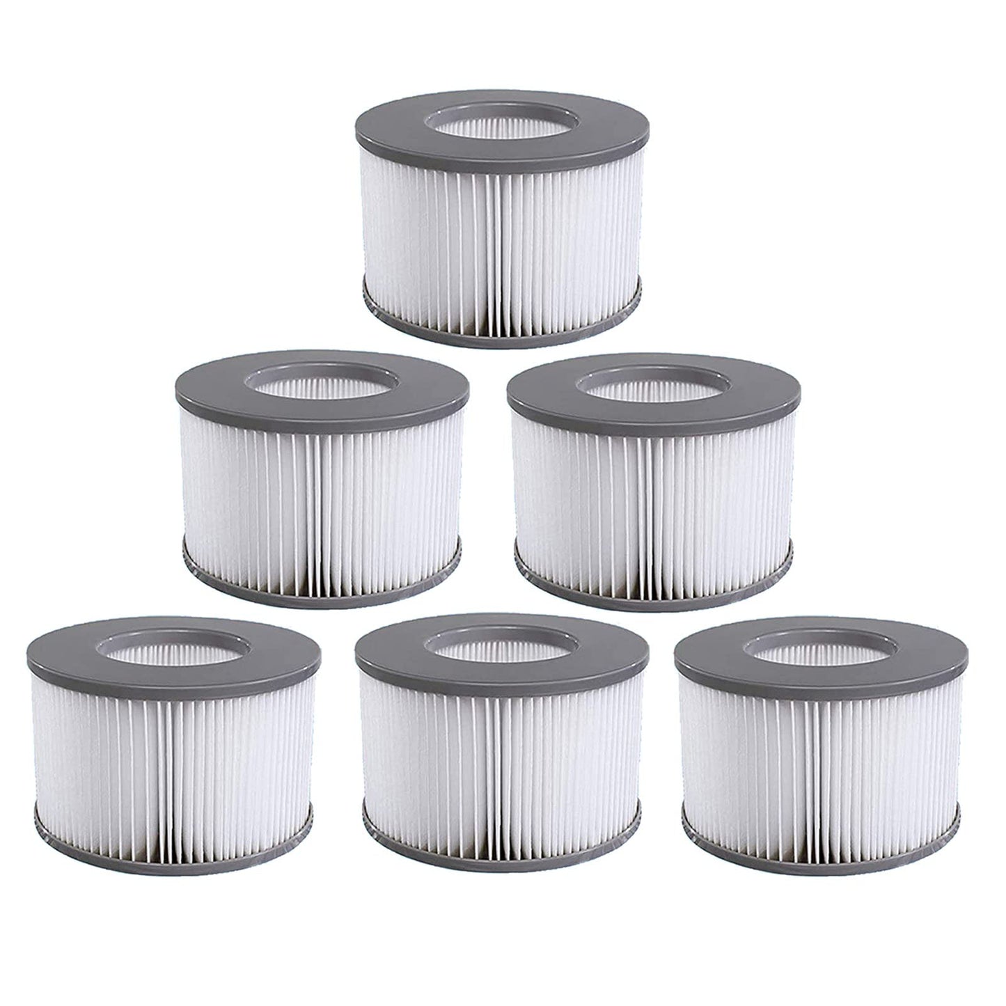 6er-Set Ersatzfilter für aufblasbare Pools, 6pcs