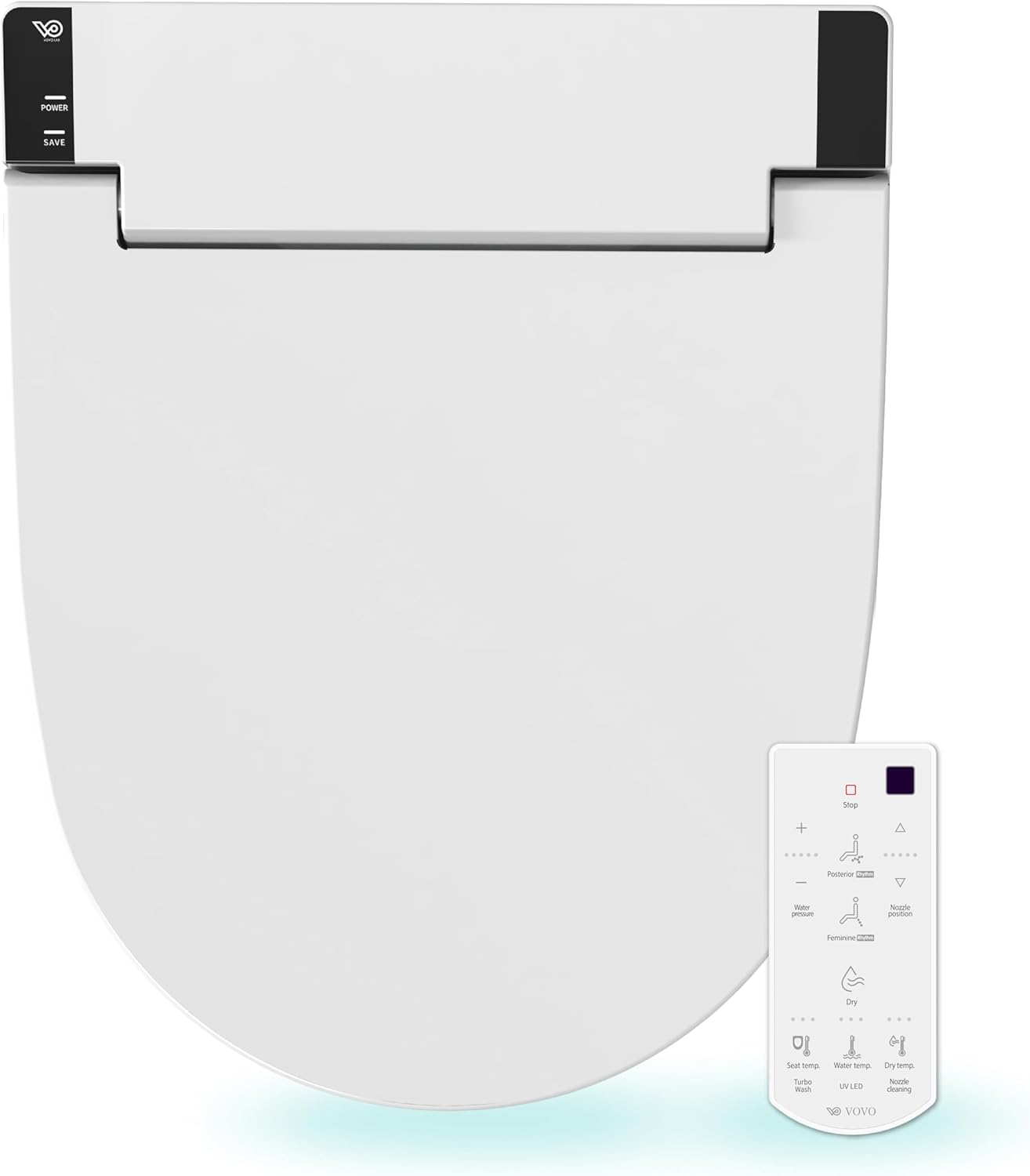 Elektronischer Toilettensitz VB-6100SR mit selbstreinigender Düse, VB-6100SR(Rund)