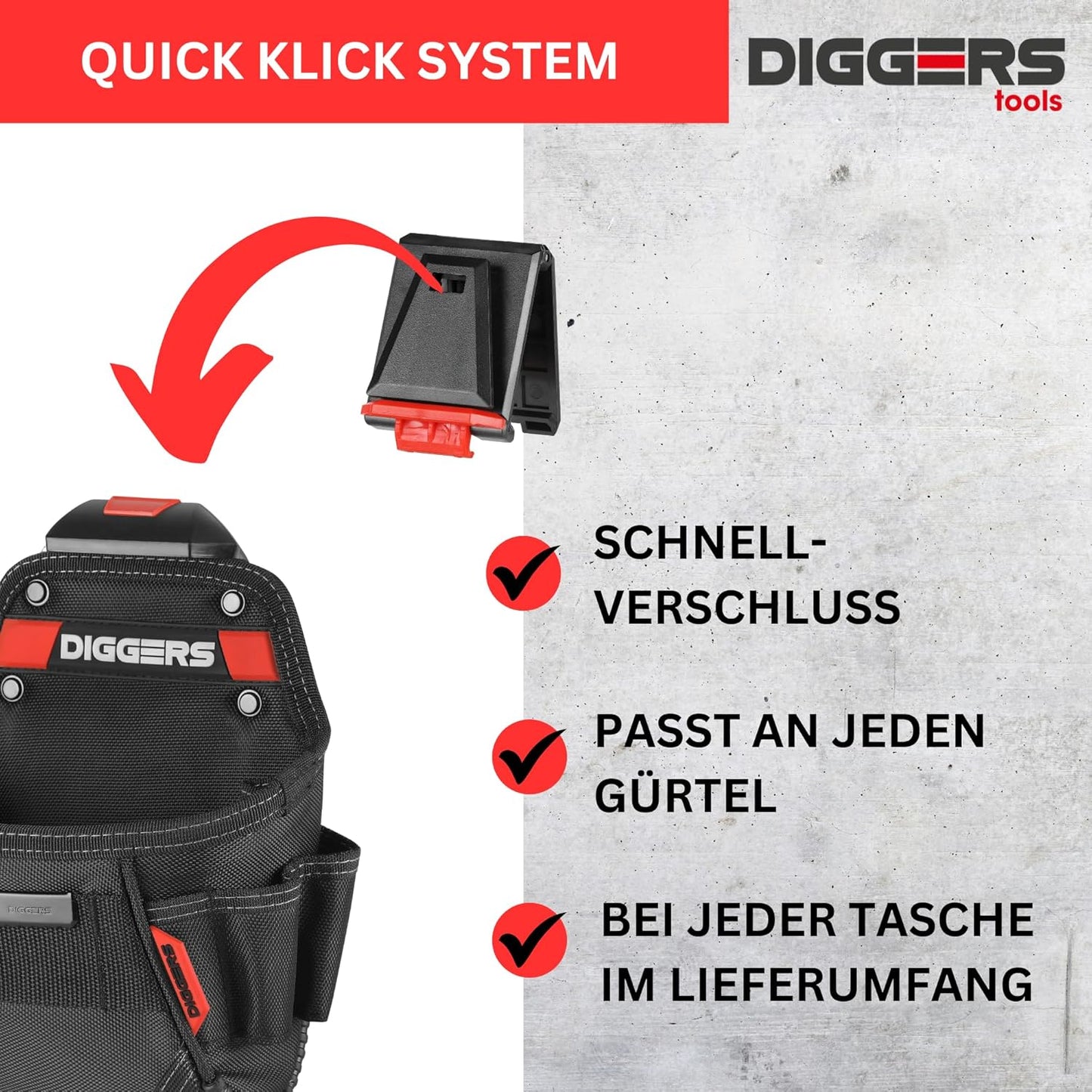 Akkuschrauber Holster, Akkuschrauber - S