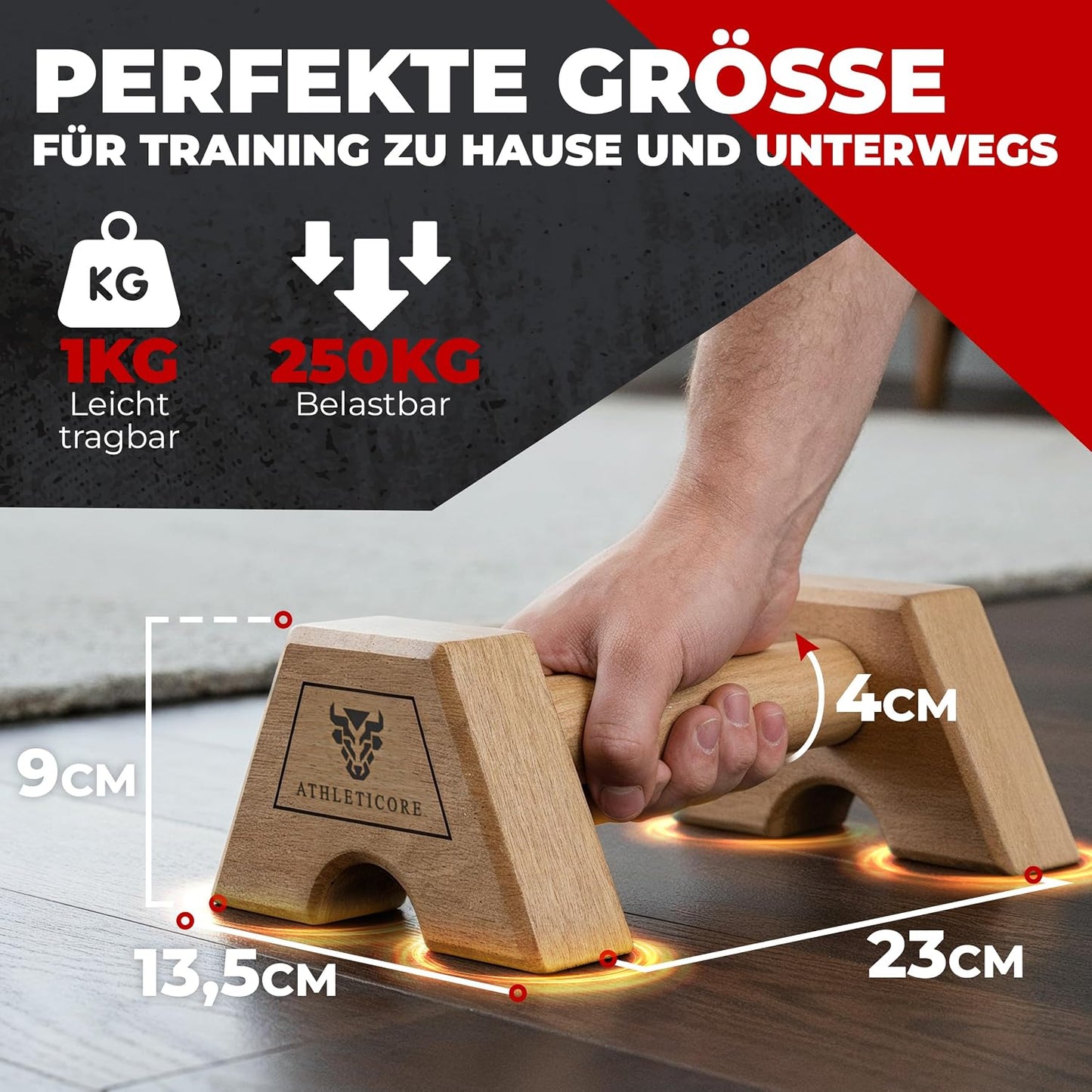2 x Liegestützgriffe