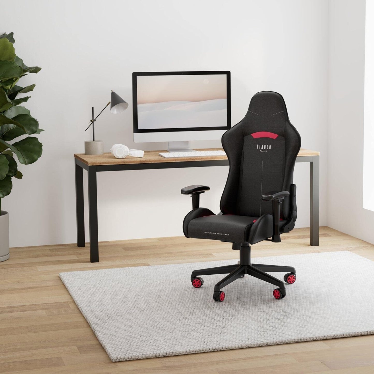 Ergonomischer Gaming-Stuhl X-Starter, Schwarz 132 cm x 68 cm x 49.5 cm
