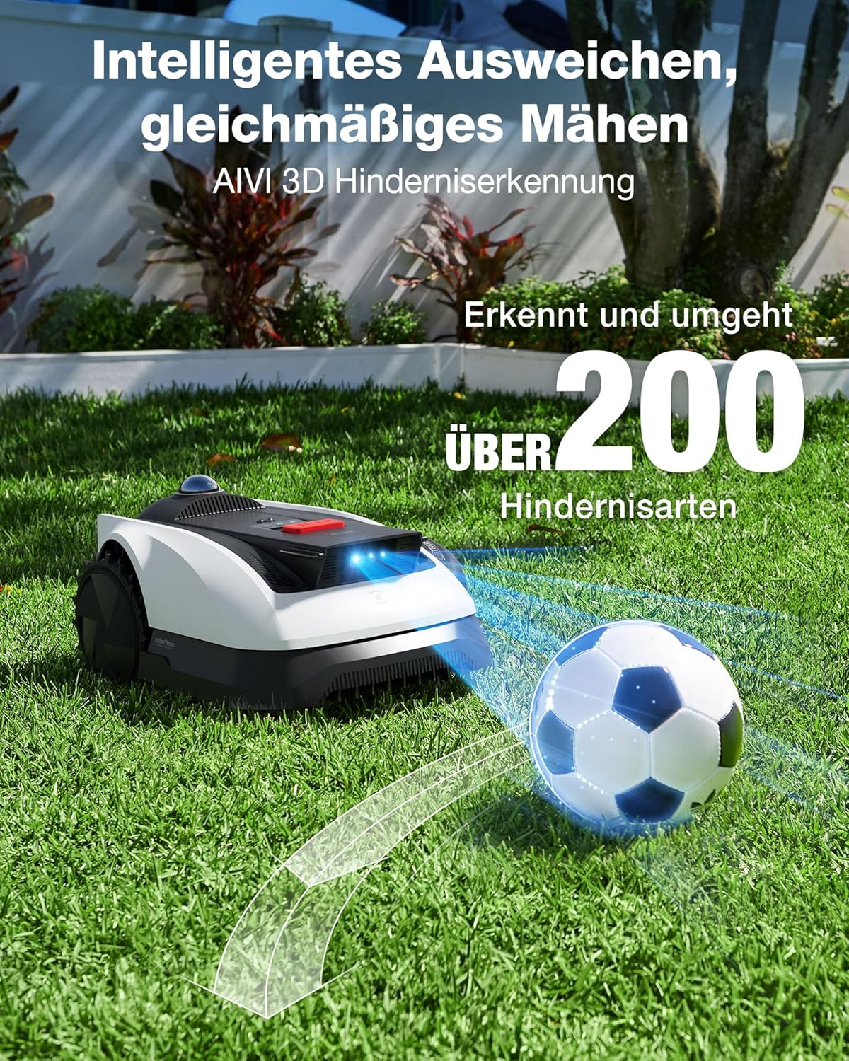 Goat O1200 Lidar Pro Mähroboter mit KI-Navigation, O1200 LiDAR PRO