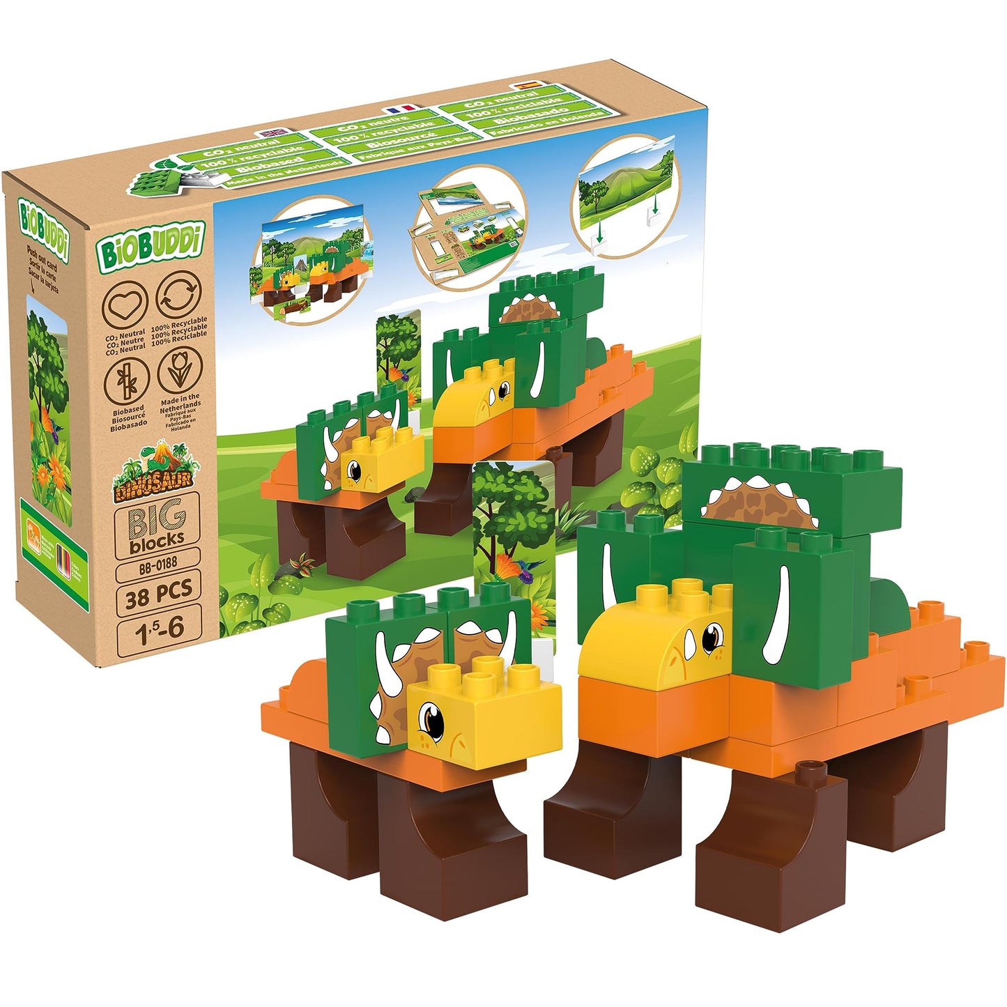 Dinosaurier Triceratops Baustein-Set, Triceratops