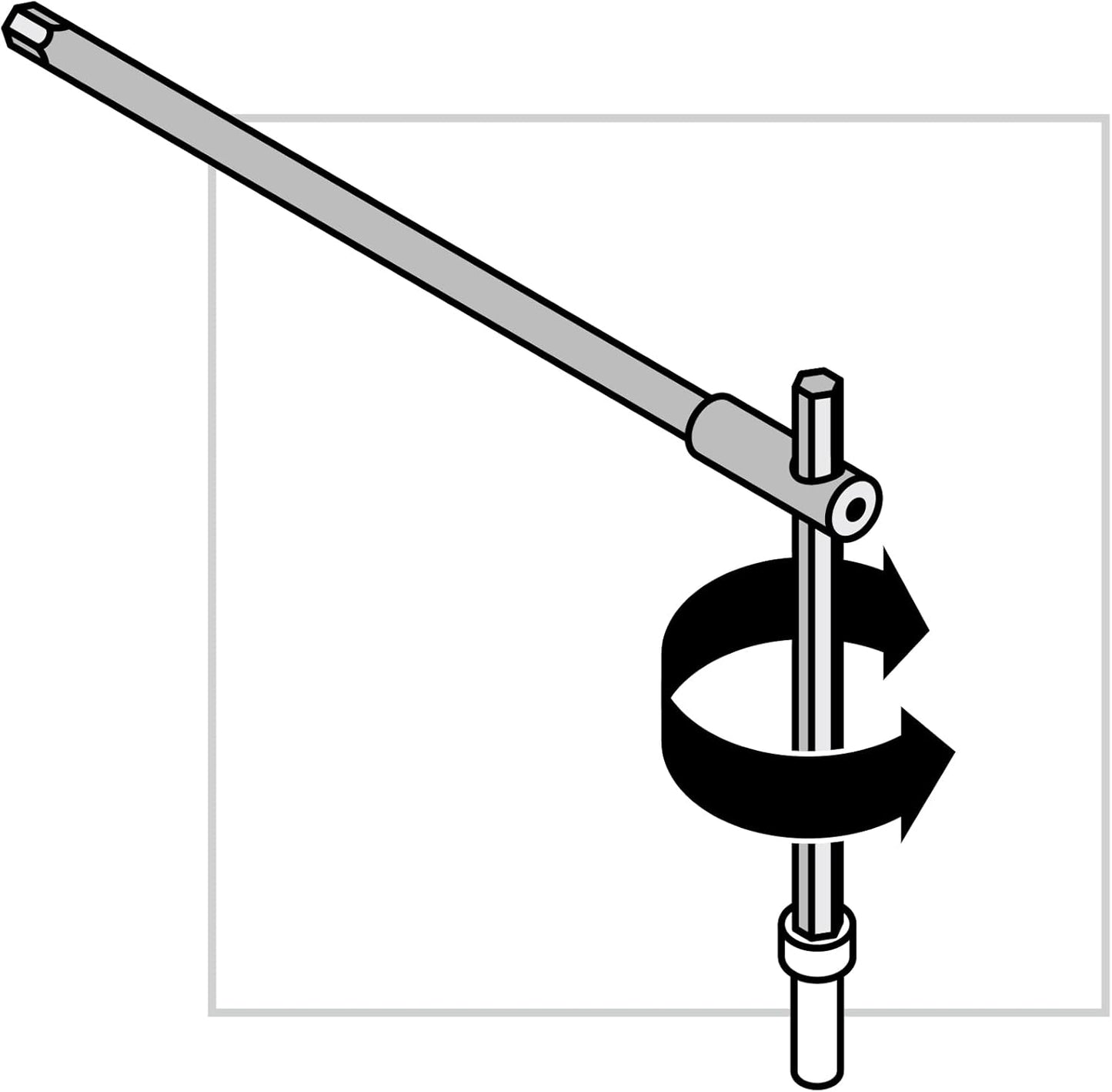 Innensechskantschlüssel PB1204.2, 2 mm Silber