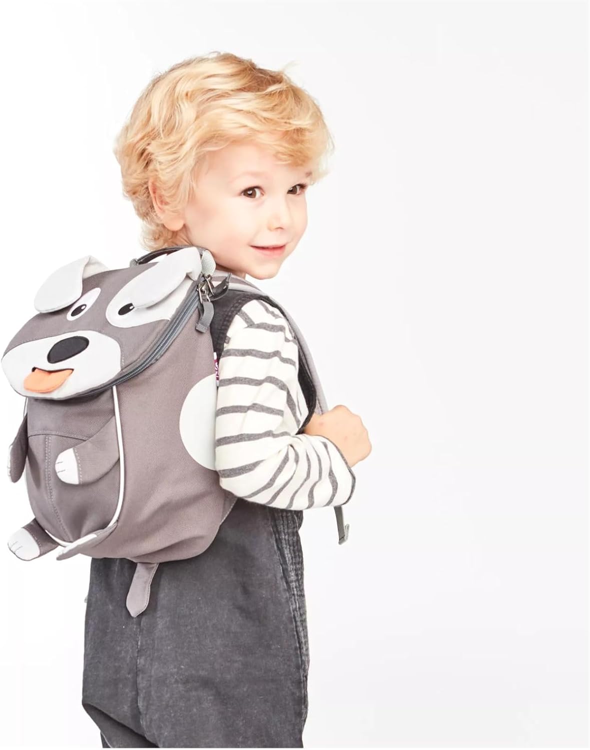 Kinderrucksack Kleiner Freund Hund, Einheitsgrösse Hund - Grau