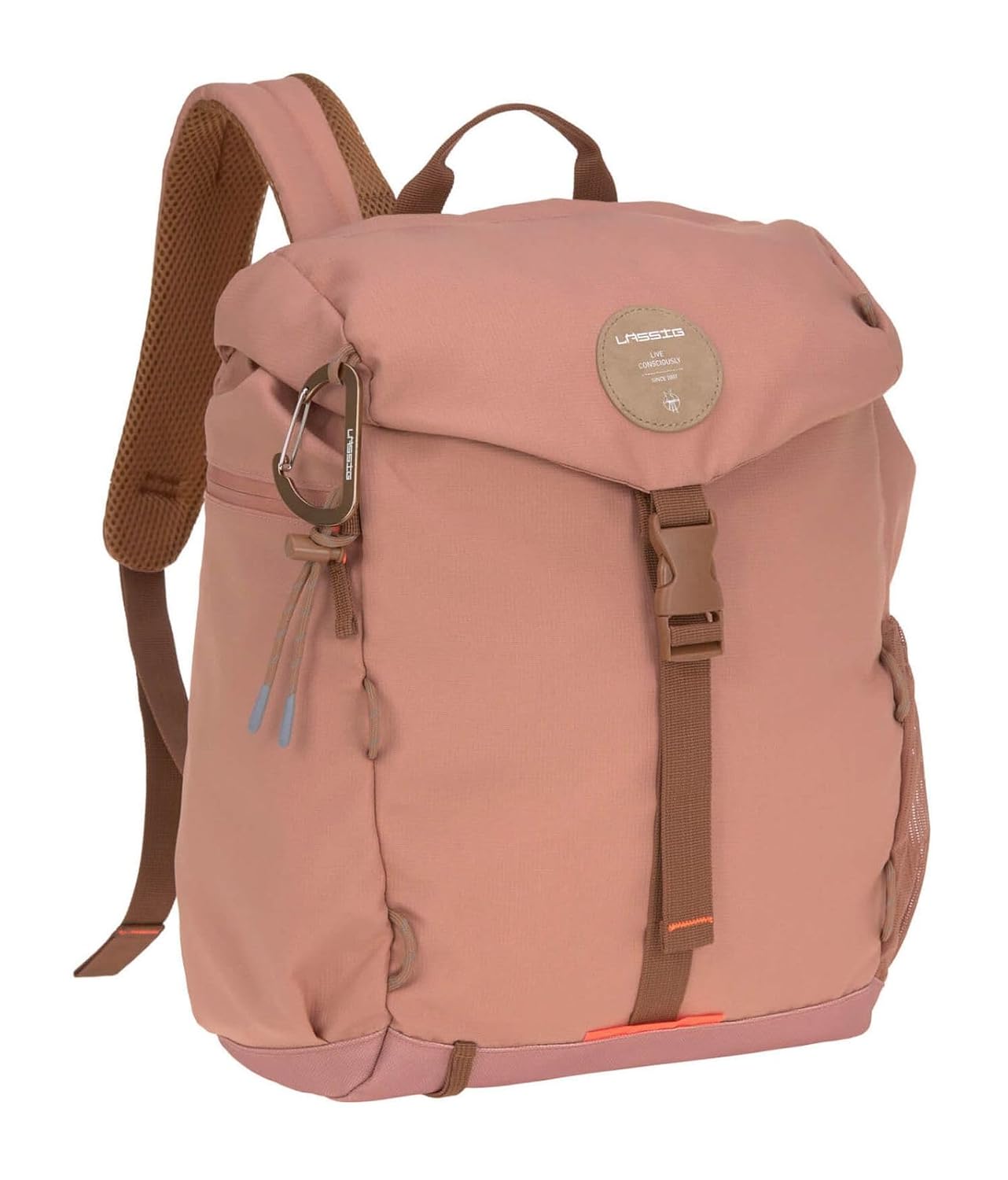 Baby Wickelrucksack mit Zubehör, wasserabweisend, Rust