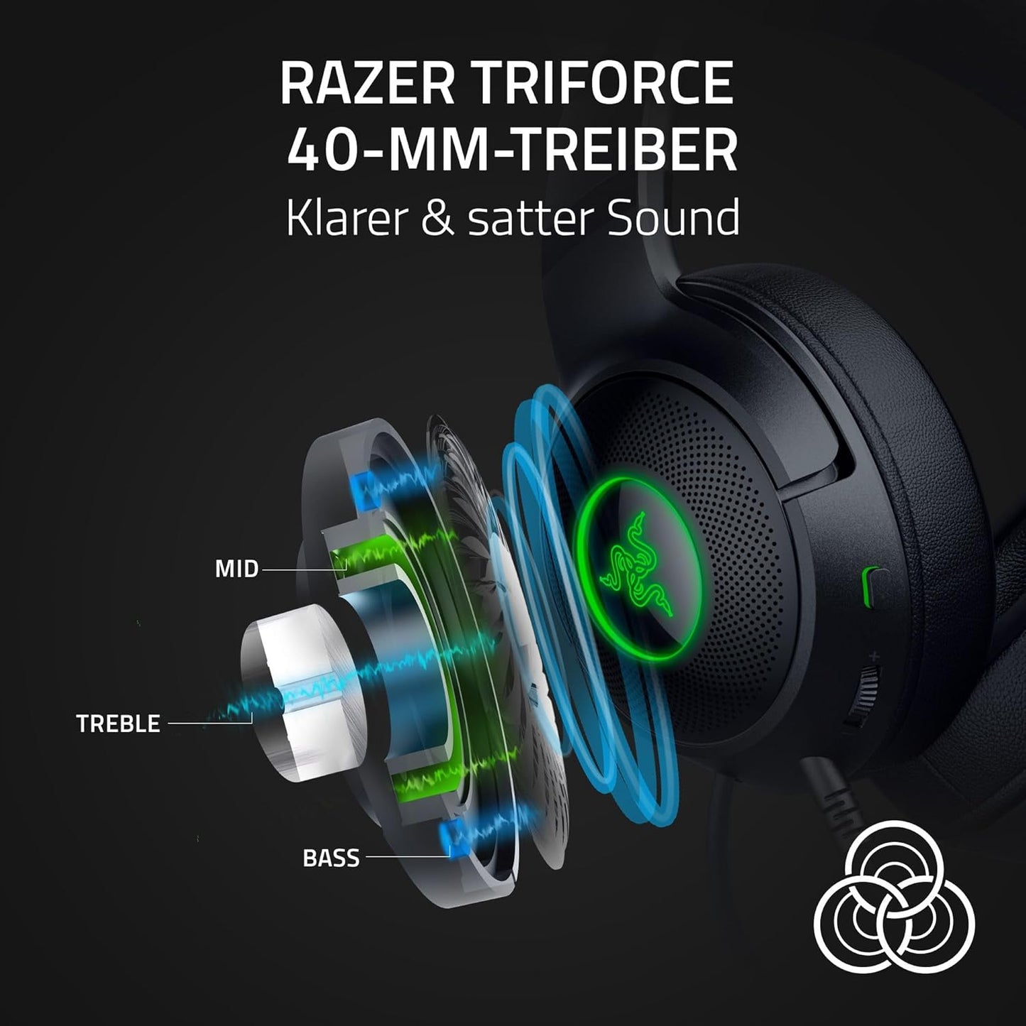 Kraken Kitty V2 RGB-Headset, Kraken Kitty V2 Schwarz