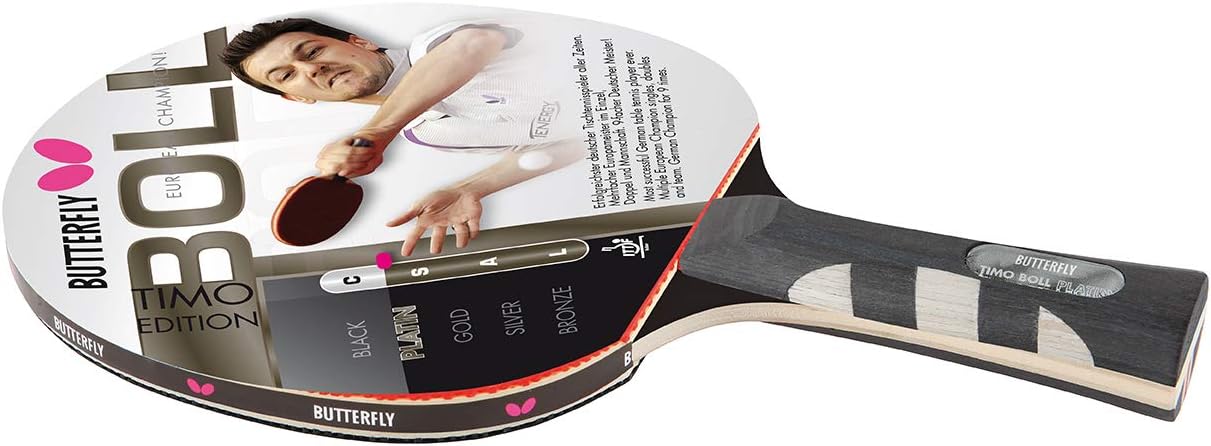 Timo Boll Platin 85025, Bundle mit Case DC1