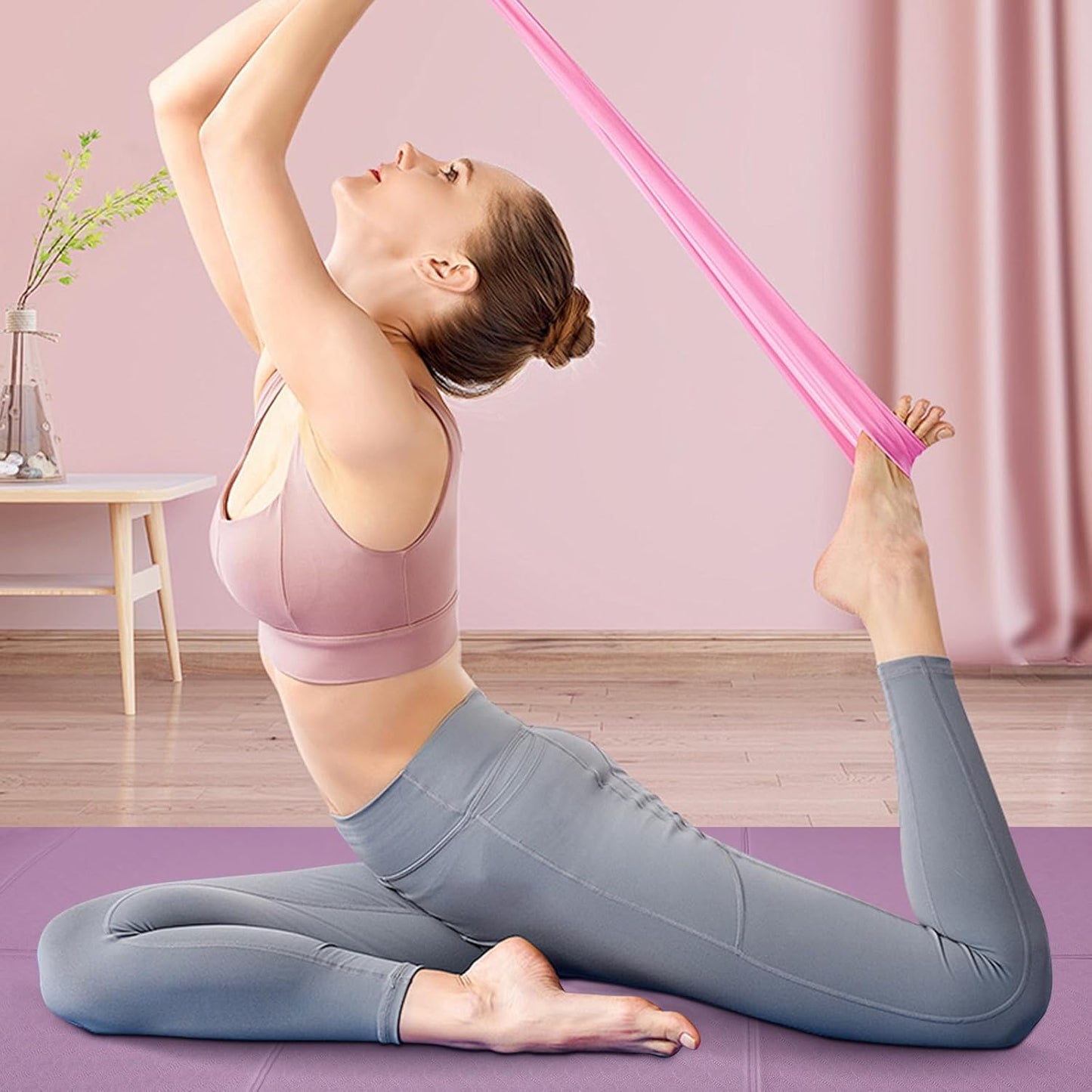 Faltbare Yogamatte, Lila