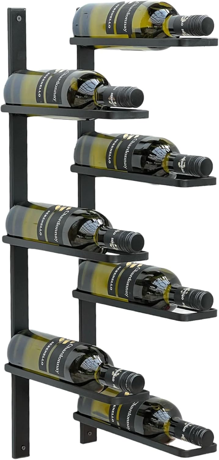 Eck-Weinregal für Wandmontage