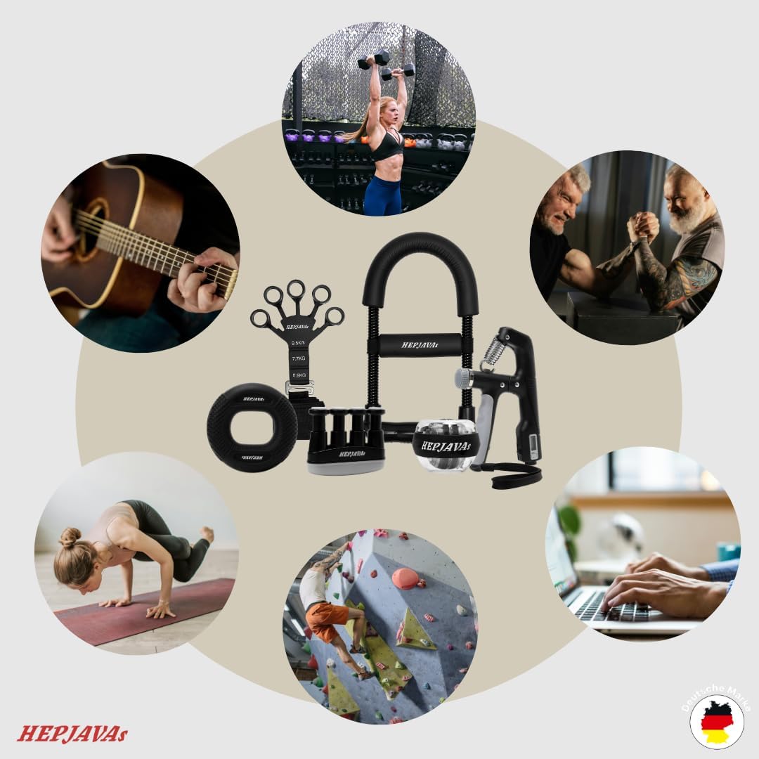6in1 Handkraft-Trainingsset für Reha & Krafttraining