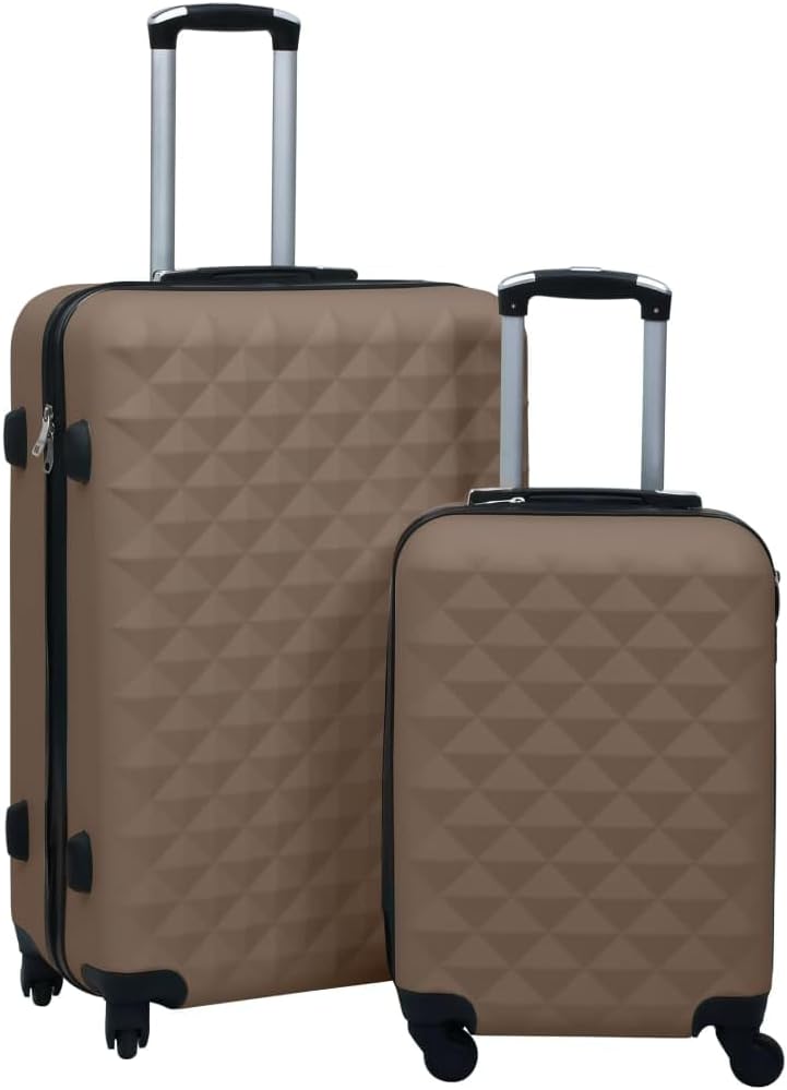 Hartschalen Trolley-Set, Braun