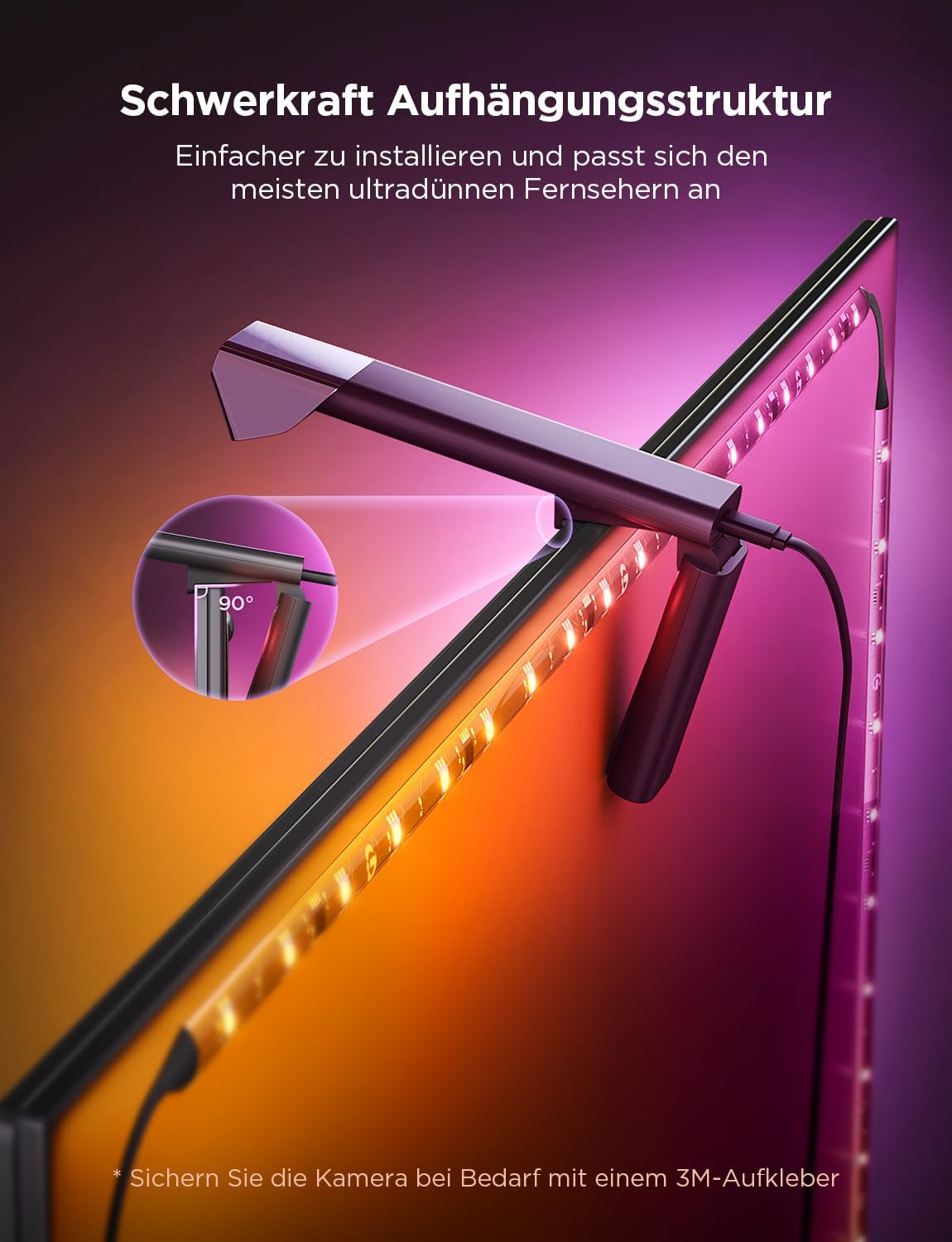 TV Hintergrundbeleuchtung 3 Lite, 55-65 Zoll