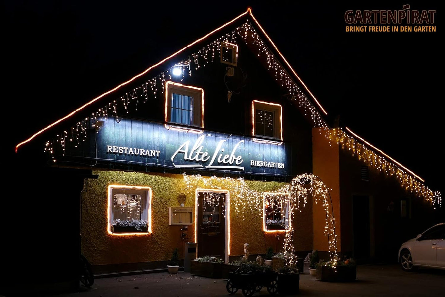 LED-Lichterkette mit Timer-Funktion, 6 m - 240 LED / Warmweiss