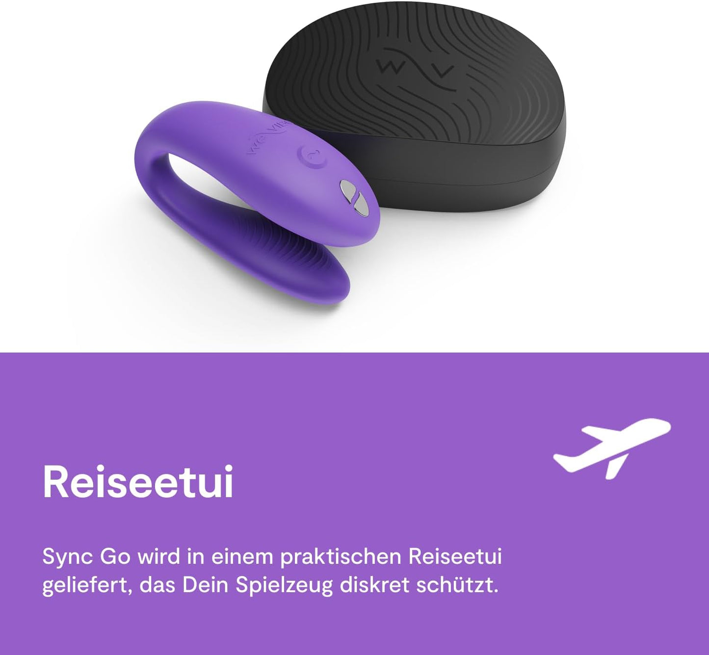 Sync Go Vibrator für Paare, Purple