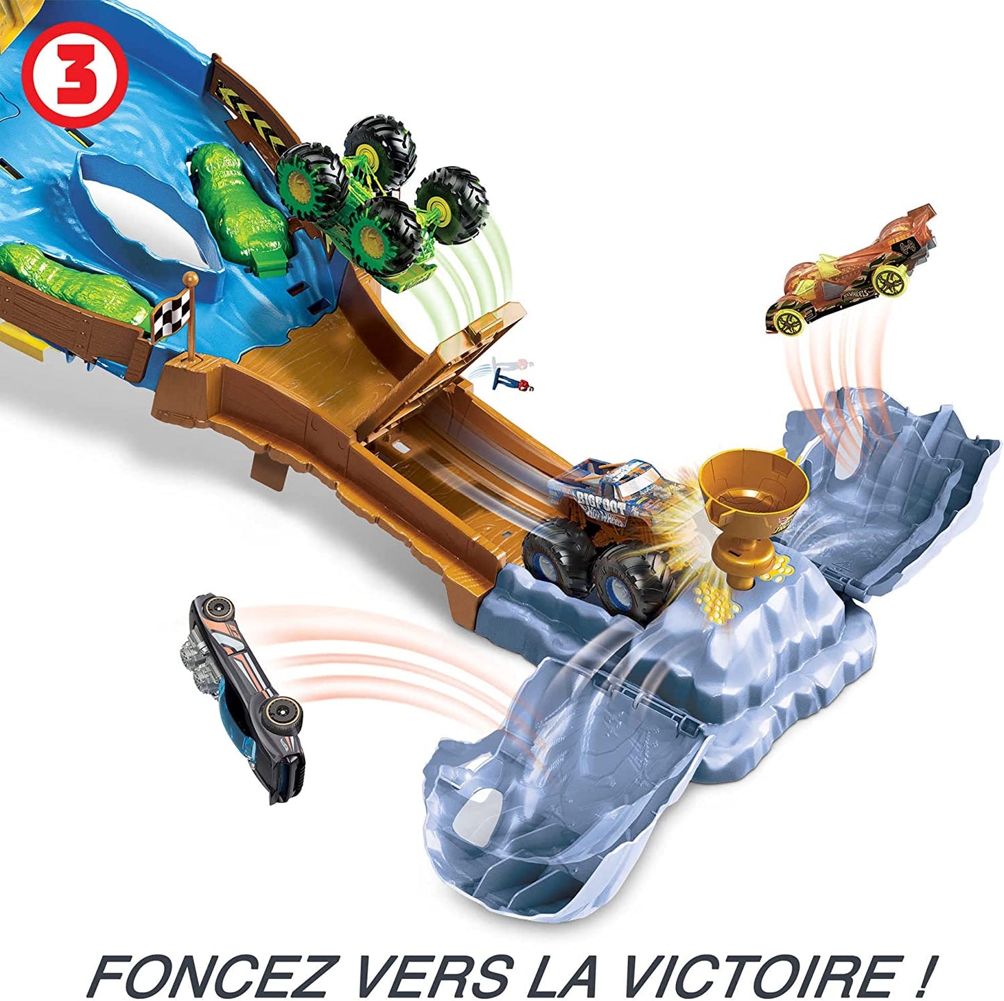 Monster Trucks Wettkampf Rennstrecke, Rennbahn, Wettkampf-rennstrecke