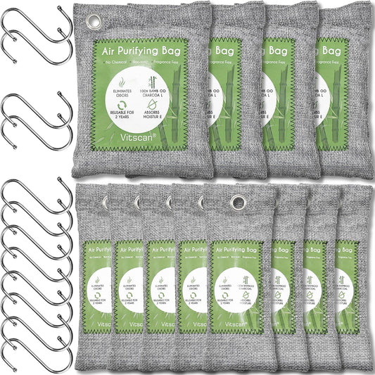 12x Aktivkohlebeutel, 50g*8,200g*4