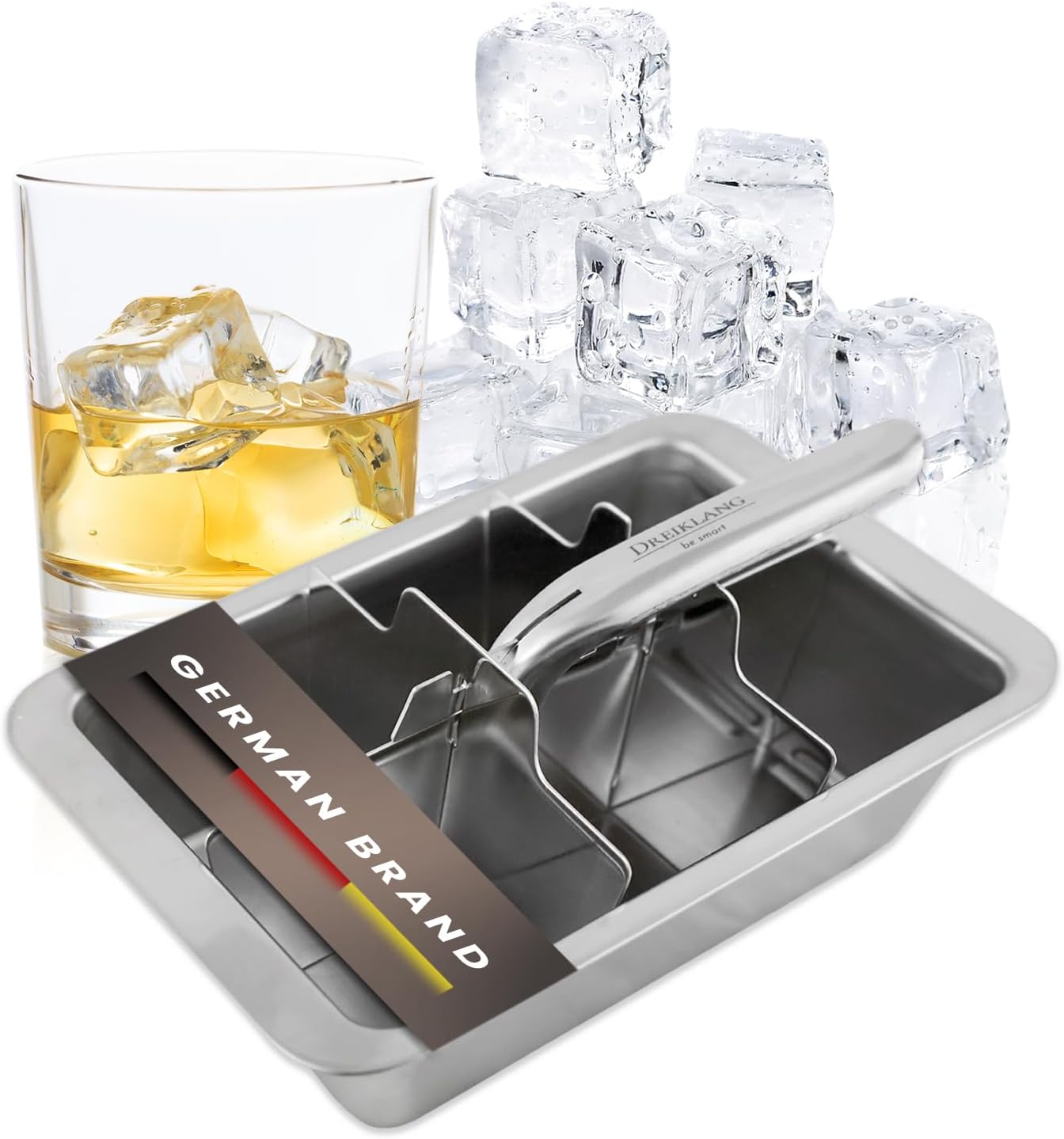 XXL Eiswürfelform mit Hebeleinsatz