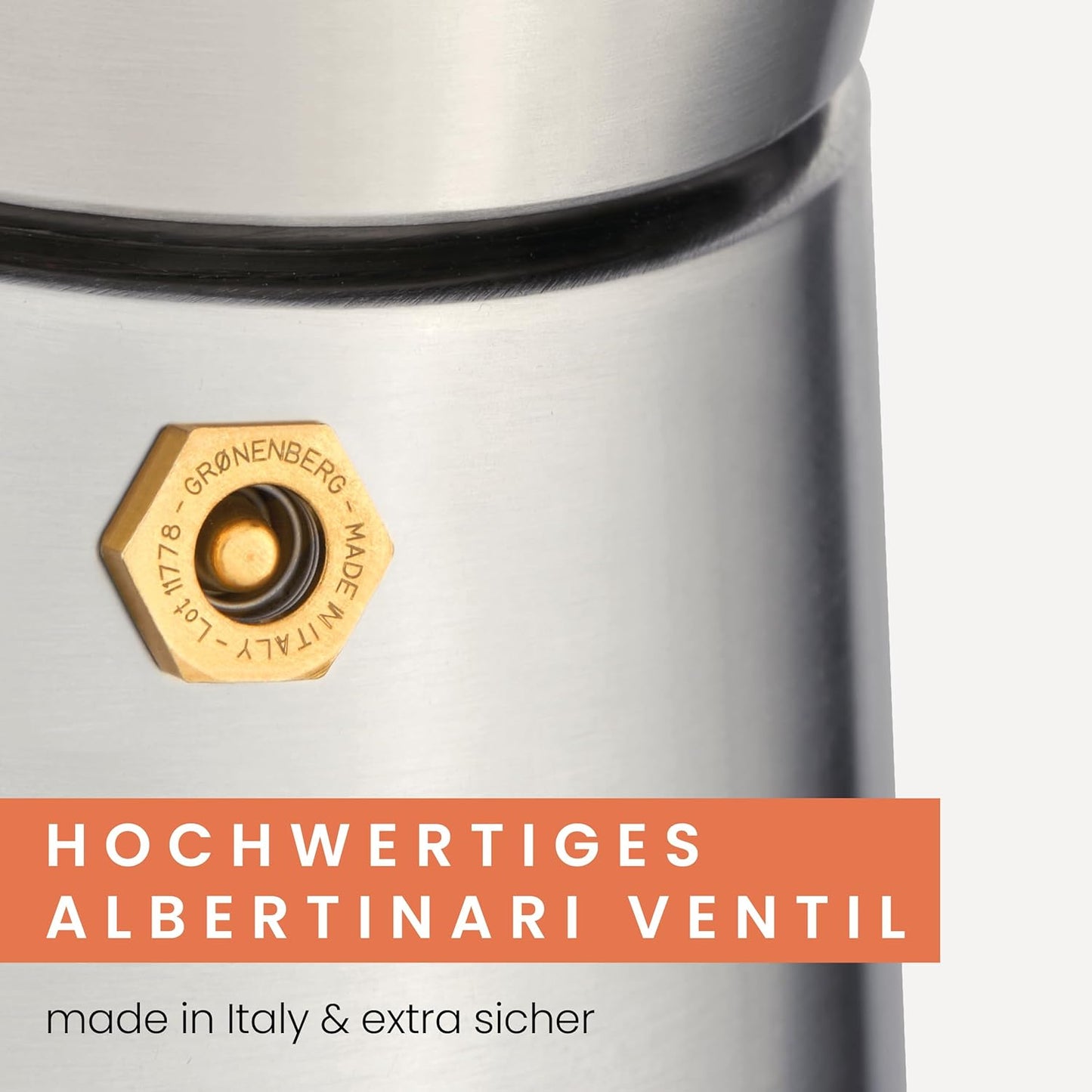 Espressokocher, 6 Tassen (300ml)