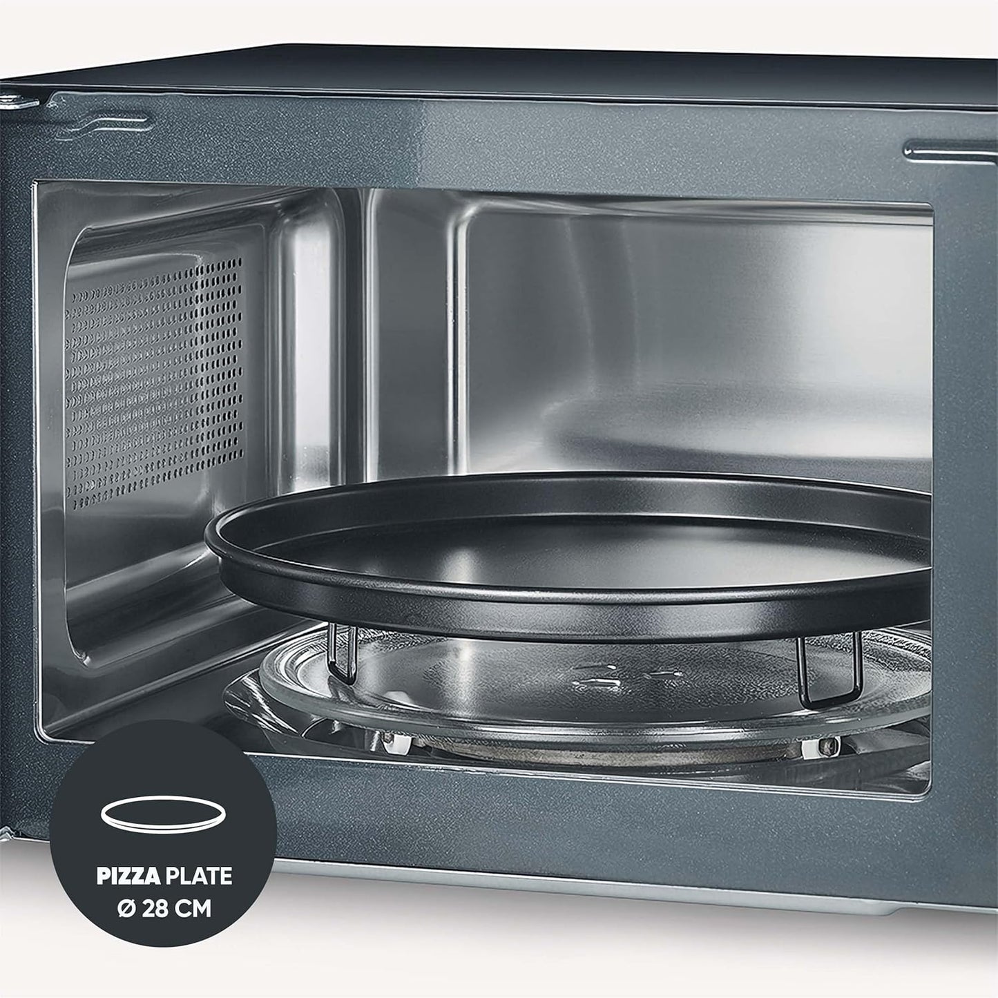 Mikrowelle MW 7752, 25L, Grill- und Heißluftfunktion